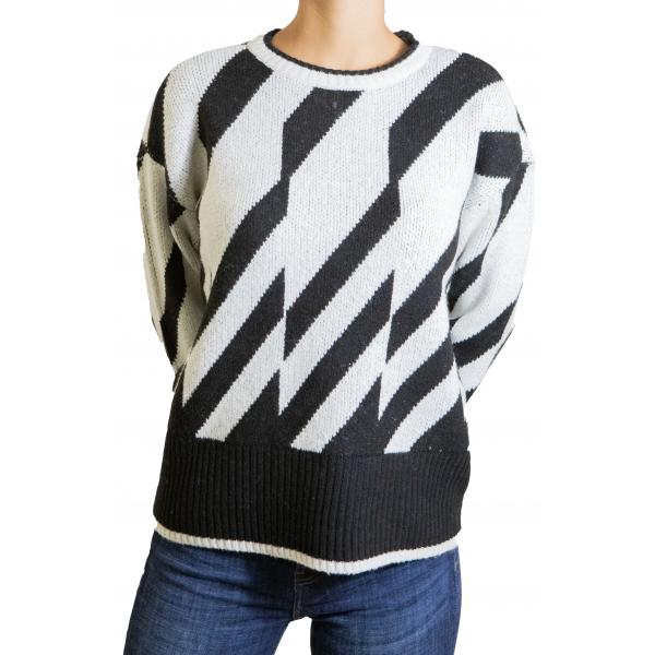 Maglione zebrato Only